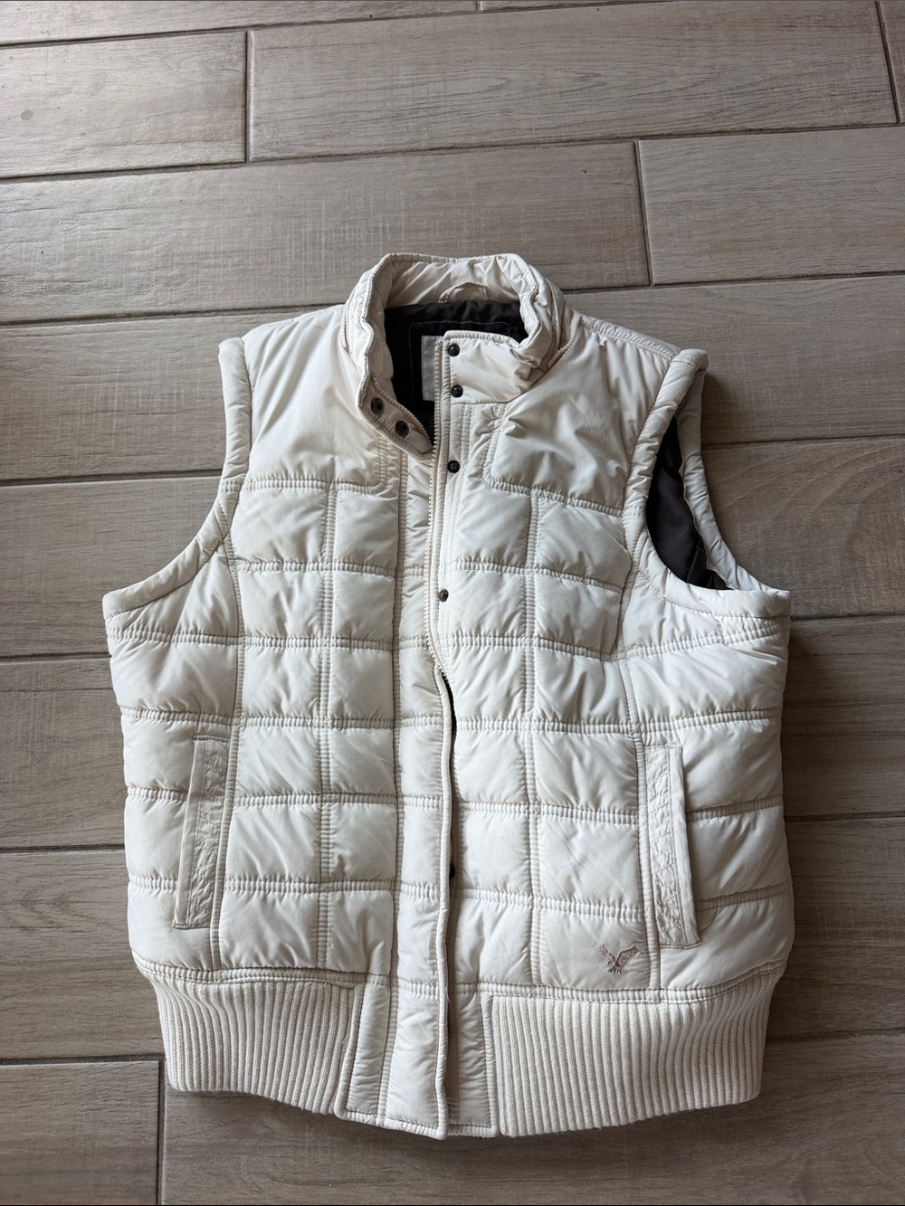 Women’s Quilted Puffer Vest - Cream